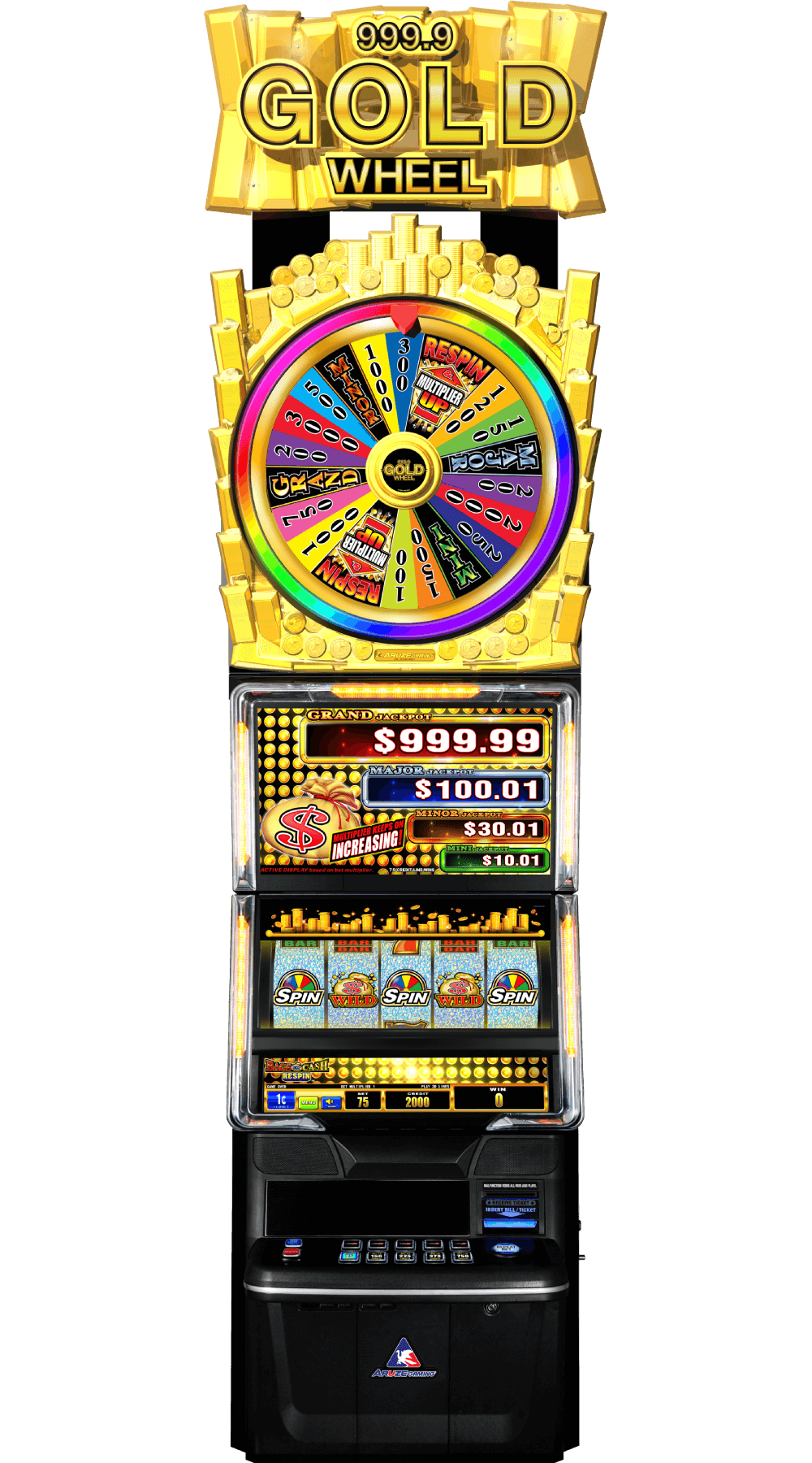 999.9 Gold Wheel – Bags of Cash Respin
